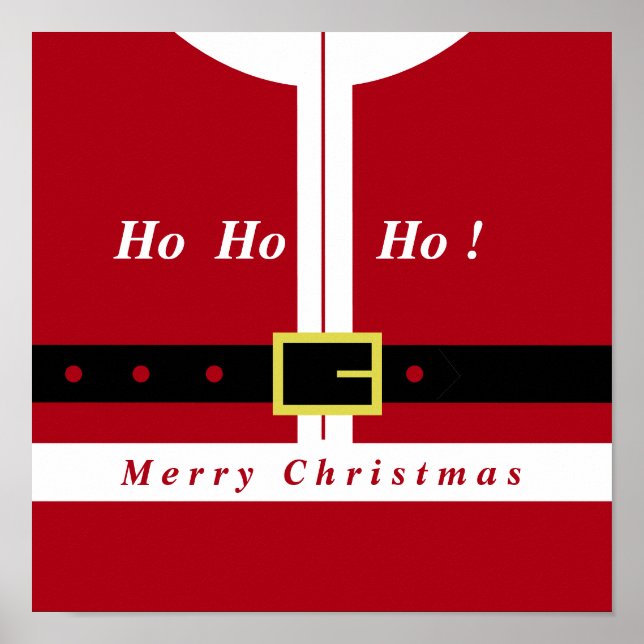 Affiche Joyeux Noël - Père Noël - Cadeaux Pour Tous (Devant)