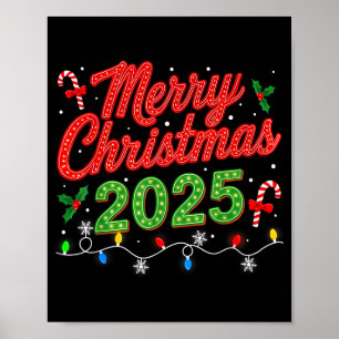 Affiche Joyeux Noël pour femmes hommes garçons jeunes Noël