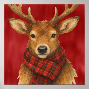 Affiche Joyeux Noël Renne