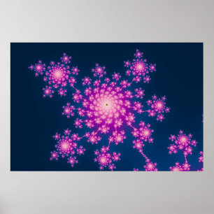 Affiche Joyeux Nouvel An Fractal