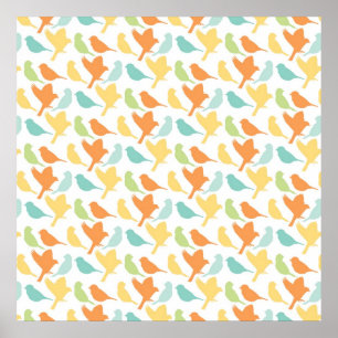 Affiche Joyeux Oiseaux