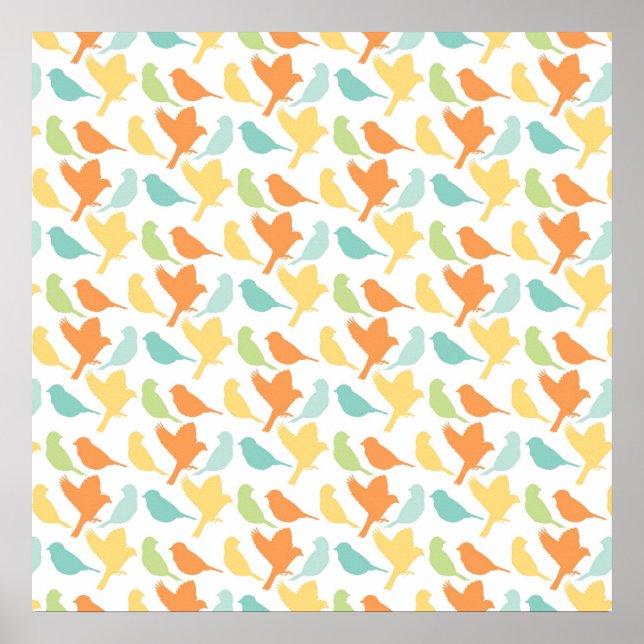 Affiche Joyeux Oiseaux (Devant)