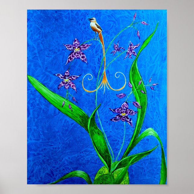 Affiche Joyeux ornithologie hawaïenne (Devant)