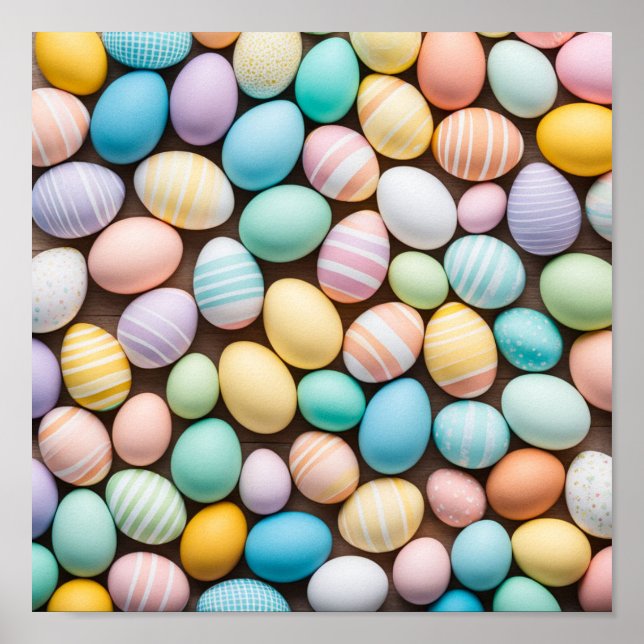 Affiche Joyeux Pâques (Devant)