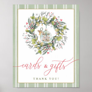 Affiche Joyeux petit Baby shower Cartes & Cadeaux Signal