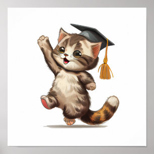Affiche joyeux petit chat