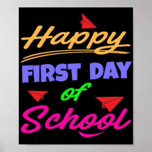 Affiche Joyeux premier jour d'école