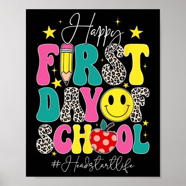 Affiche Joyeux premier jour d'école Headstart La vie (Devant)