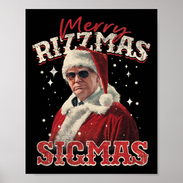 Affiche Joyeux Rizz Mas Sigmas - Gen Alpha Middle School T (Devant)