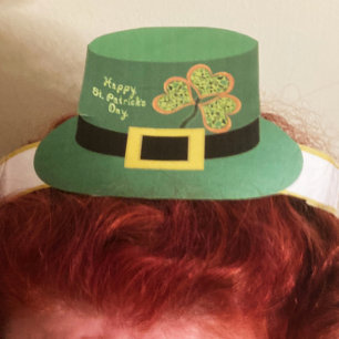 Affiche Joyeux St. Patrick's Day Leprechaun Casquette papi