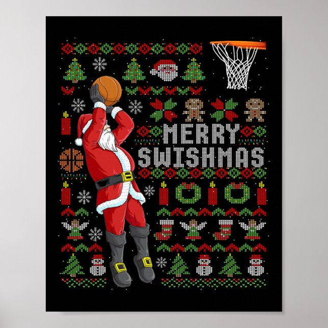 Affiche Joyeux Swishmas Vilain Noël Sketnote Noël (Devant)
