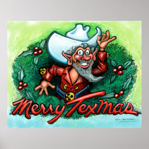 Affiche Joyeux Texmas