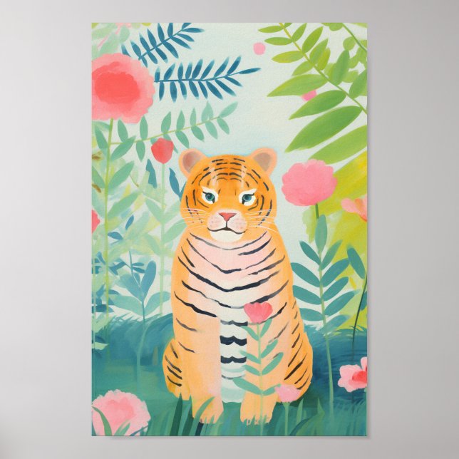 Affiche Joyeux tigre (Devant)