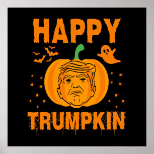 Affiche Joyeux Trumpkin Rendre Halloween grand à nouveau