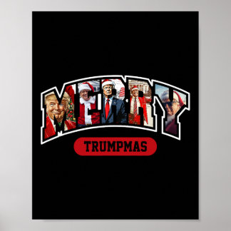 Affiche Joyeux Trumpmas Noël Trump Pyjamas