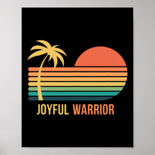 Affiche Joyful Warrior Kamala Harris Tim Wheimer Waltz 202