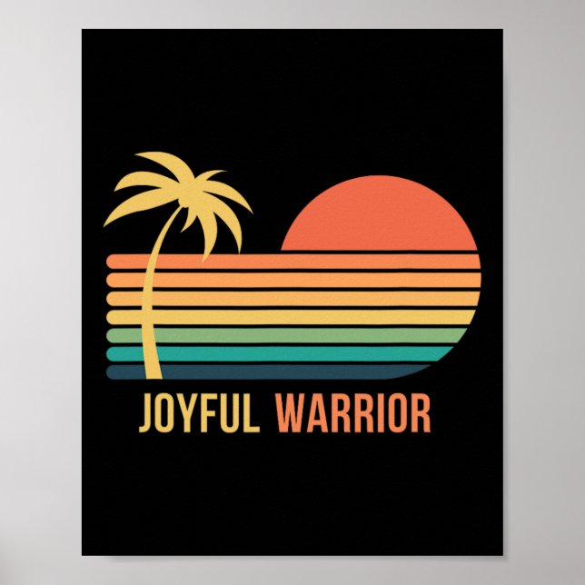 Affiche Joyful Warrior Kamala Harris Tim Wheimer Waltz 202 (Devant)