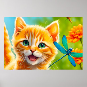 Affiche Joyous Kitten