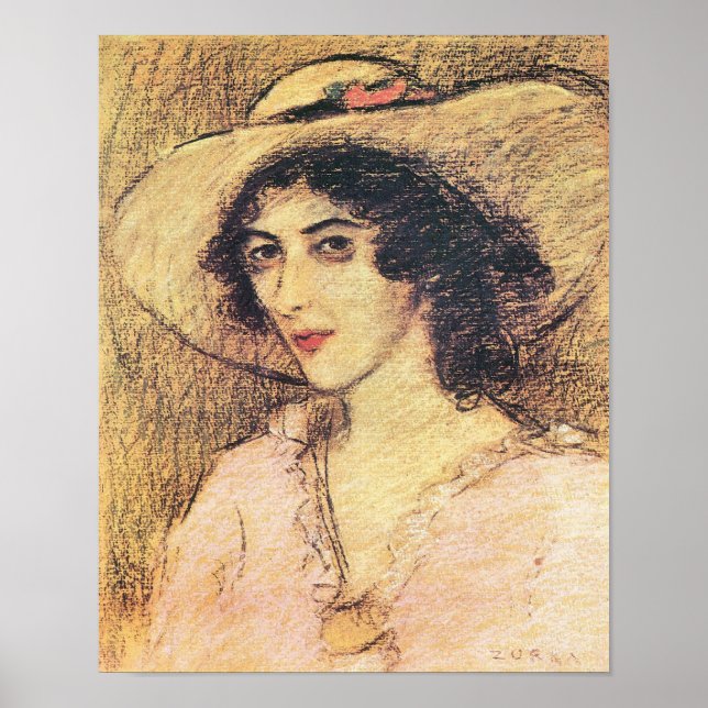 Affiche Jozsef Rippl-Ronai - Zorka (Devant)
