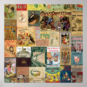 AFFICHE JSBC2 LIVRE COUVRE LIVRES COLLECTION COLORÉE A