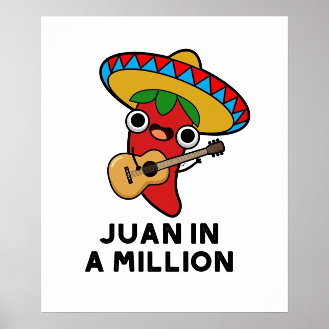 Affiche Juan Dans Un Million Funky Mexicain Chili Pun (Devant)