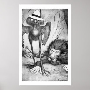 Affiche Jubjub Bird et Bandersnatch