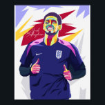Affiche Jude Bellingham Wpap Pop Art<br><div class="desc">Jude Bellingham Wpap Pop Art</div>