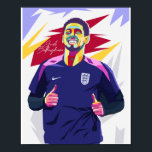 Affiche Jude Bellingham Wpap Pop Art<br><div class="desc">Jude Bellingham Wpap Pop Art</div>