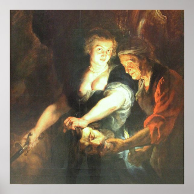 Affiche Judith avec le chef d'Holofernes (Devant)