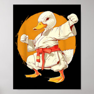 Affiche Judo Canard Taekwondo Canard Kung Fu Canard Arts M