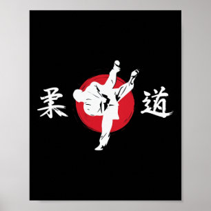 Affiche Judo Martial Arts Comt Technique Japon