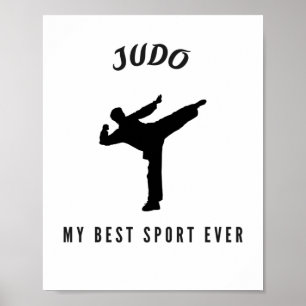Affiche Judo mon meilleur sport