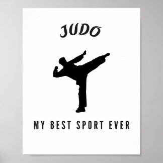 Affiche Judo mon meilleur sport