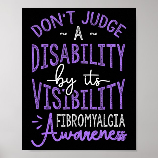 Affiche Juge A Sensibilisation À La Fibromyalgie Du Handic (Devant)