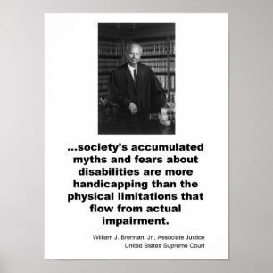 Affiche Juge associé William J. Brennan, Jr.
