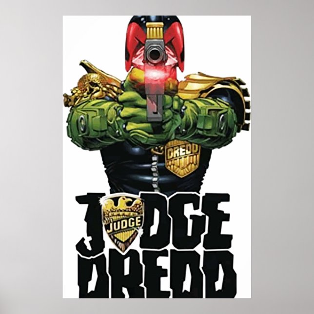 Affiche juge dredd design art (Devant)