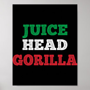 Affiche Juicehead Gorilla New Jersey Garden Nj Rivage Ital
