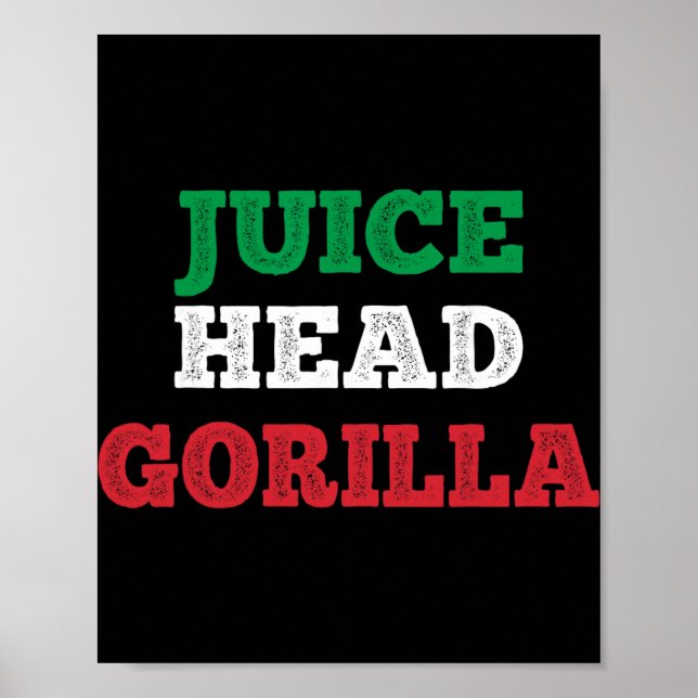 Affiche Juicehead Gorilla New Jersey Garden Nj Shore Itali (Devant)