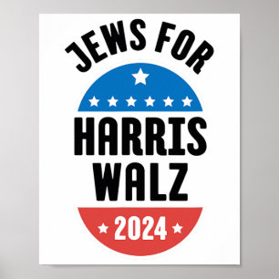 Affiche Juifs pour Harris Wheimer 2024