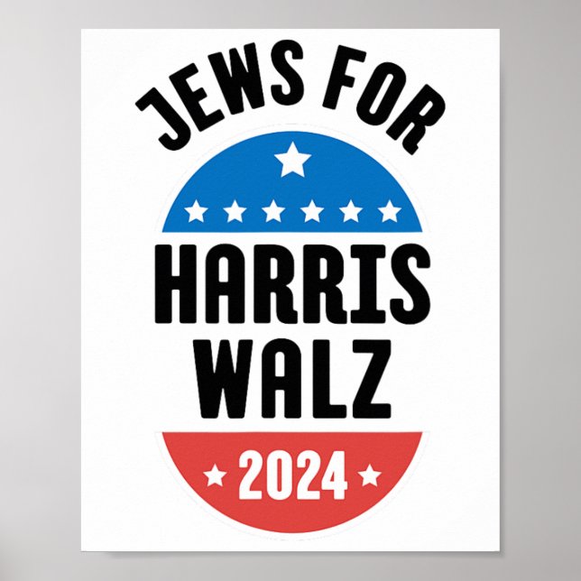 Affiche Juifs pour Harris Wheimer 2024 (Devant)