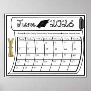 Affiche Juin 2026 Remise des diplômes de l'école Tissu Fon
