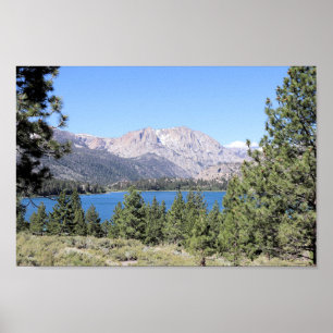 Affiche Juin Lac & Sierra Nevada Mountains, CA