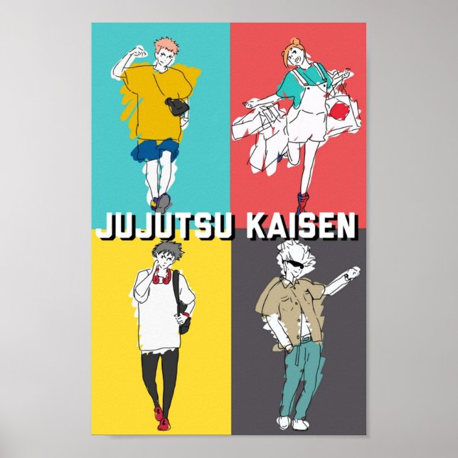 Affiche Jujutsu Kaisen Original (Devant)