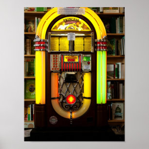 Affiche Juke-box antique
