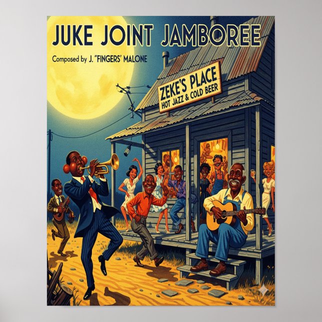 Affiche Juke Joint Jamboree Music (Devant)