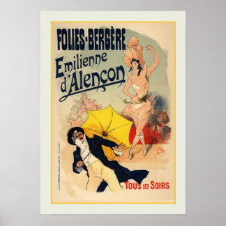 Affiche Jules Chéret, publicité, 1890