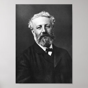 Affiche Jules Verne Portrait - Par Felix Nadar - 1878