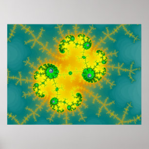 Affiche Julia orange/bleue (copie)