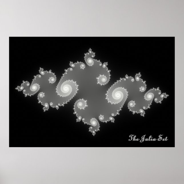 Affiche Julia Set (Négatif) (Devant)