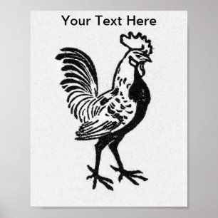 Affiche Julie de Graag Rooster